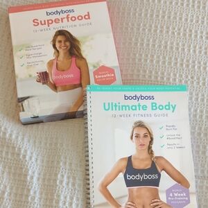 Fitness and Nutrition Guide Set - Pink and Blue
